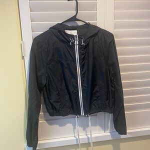 Zumiez Cropped Black Women's Hooded Jacket